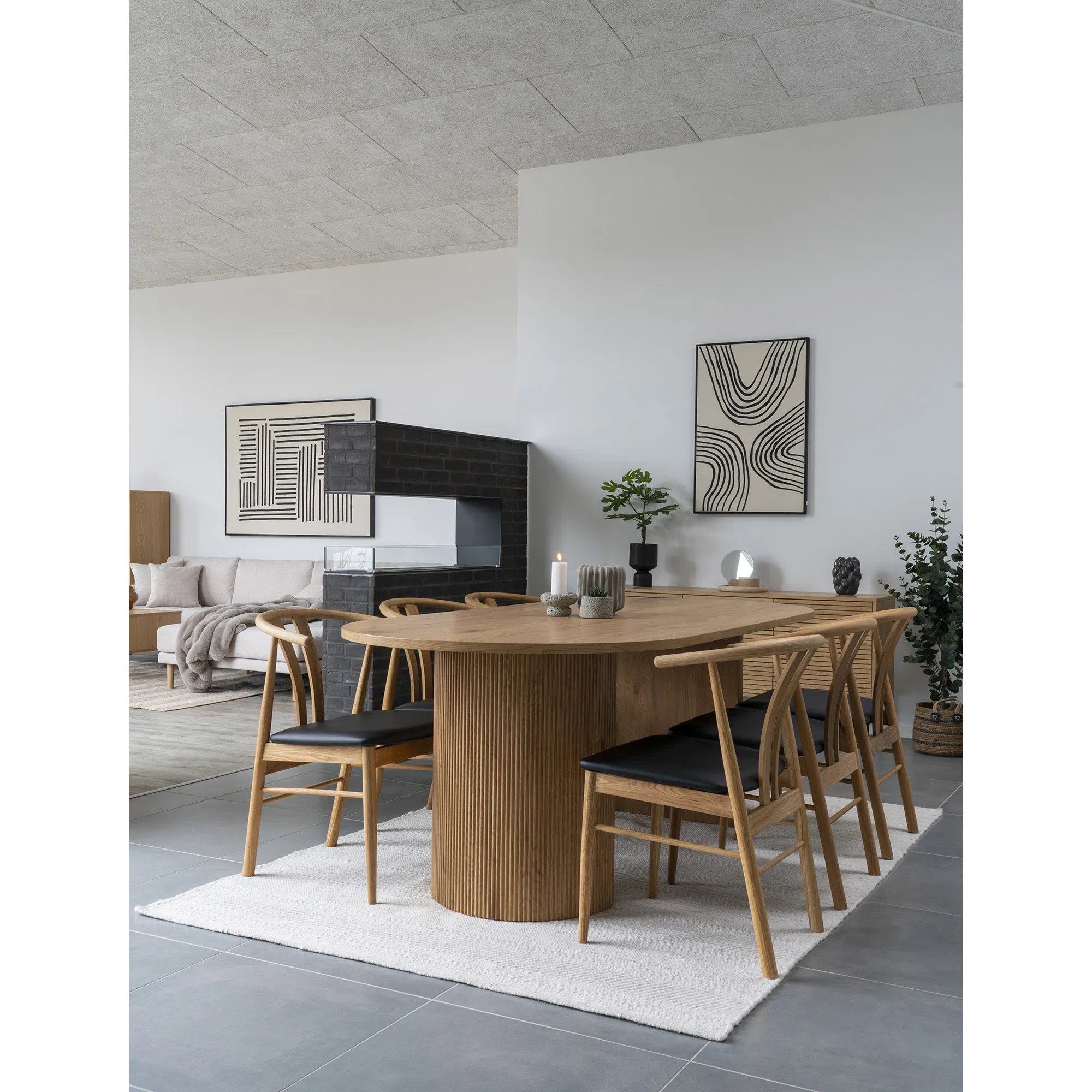 HOUSE NORDIC BOAVISTA SPISEBORD, produktbillede 2 af 5, Spiseborde hos HomeNordic