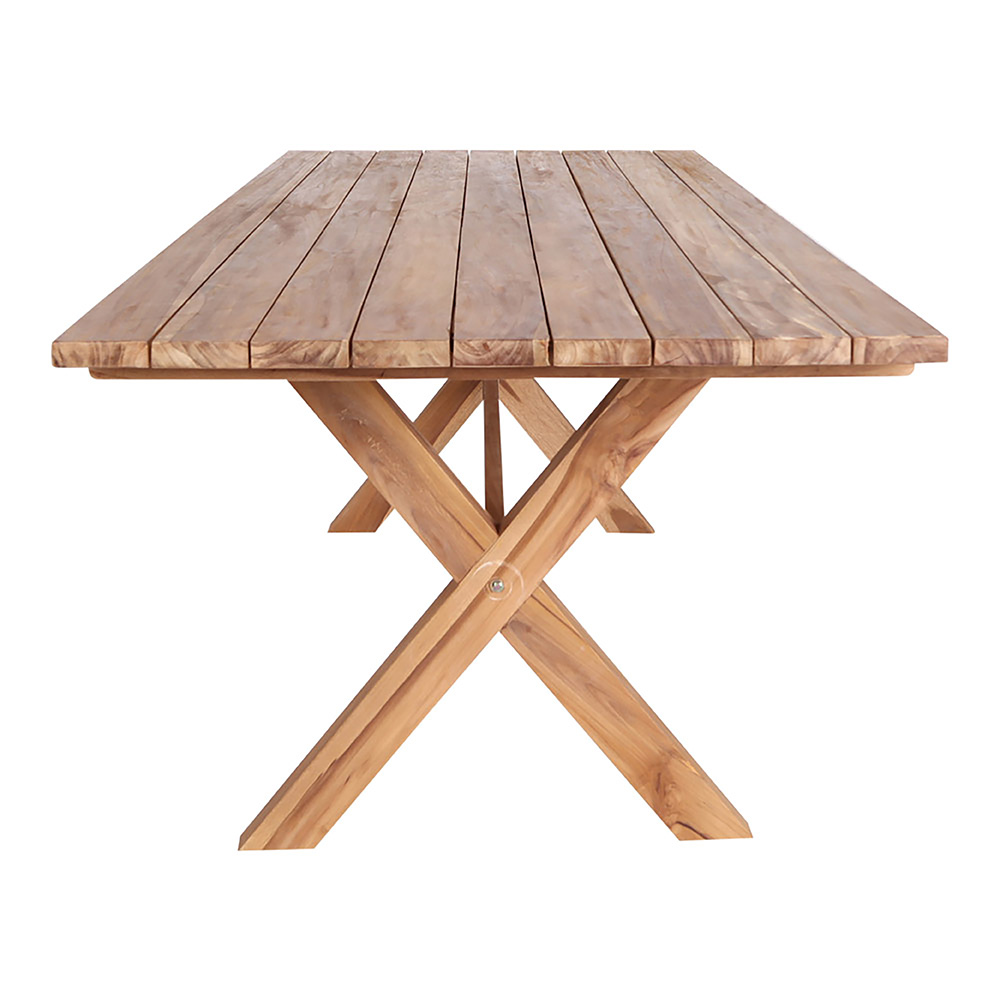 House Nordic Murcia Spisebord/genbrugs teak, produktbillede 4 af 5, Spiseborde hos HomeNordic
