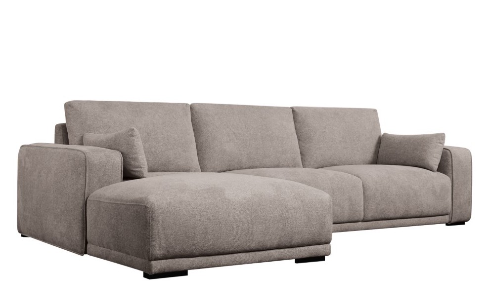 Santa Monica sofa med chaiselong til venstre i sandfarvet møbelstof, produktbillede 3 af 13, Sofaer hos HomeNordic