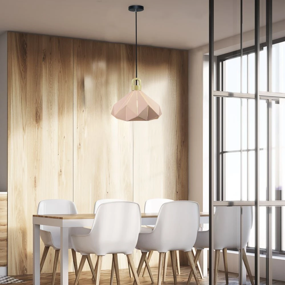 E27 pendel Pastel Wooden Prism, Pendler hos HomeNordic