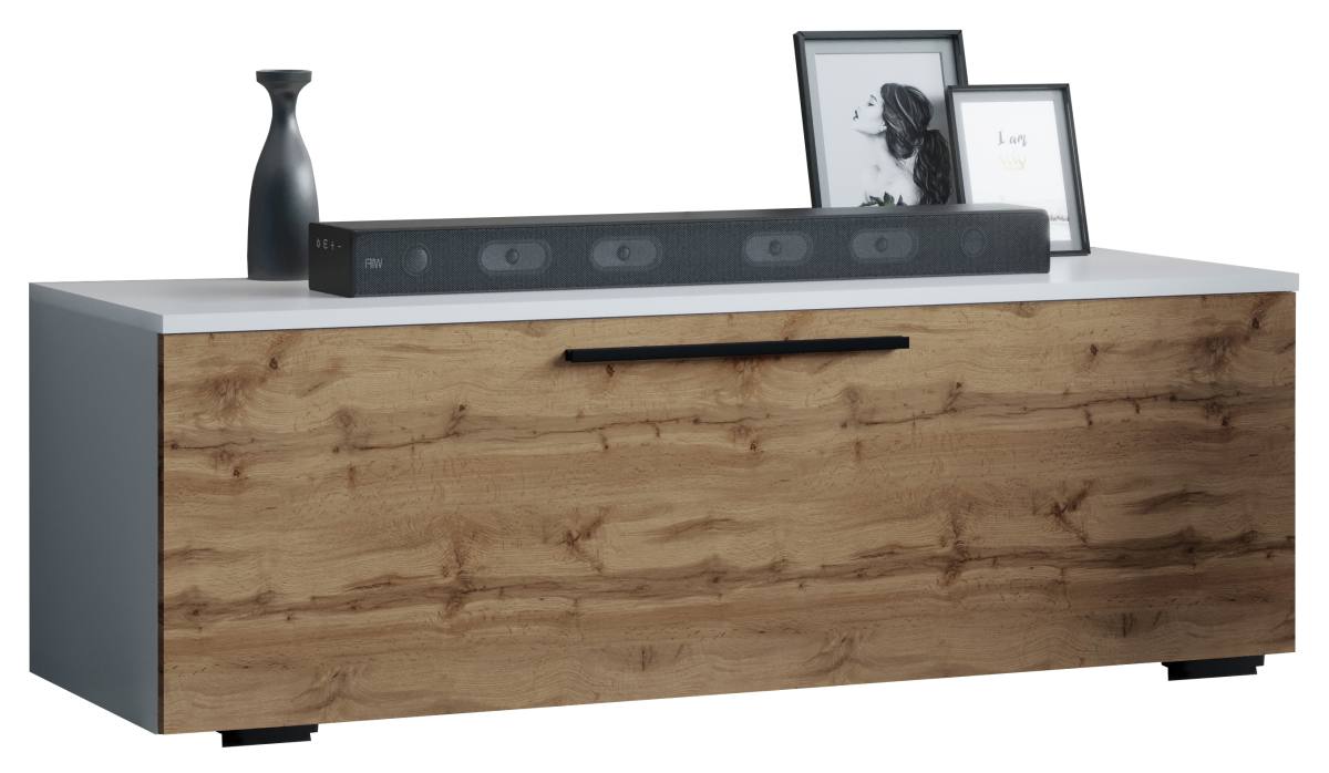 VCM NORDIC Arila M TV-bord, m. 1 låge og 2 rum, produktbillede 3 af 5, TV-borde hos HomeNordic