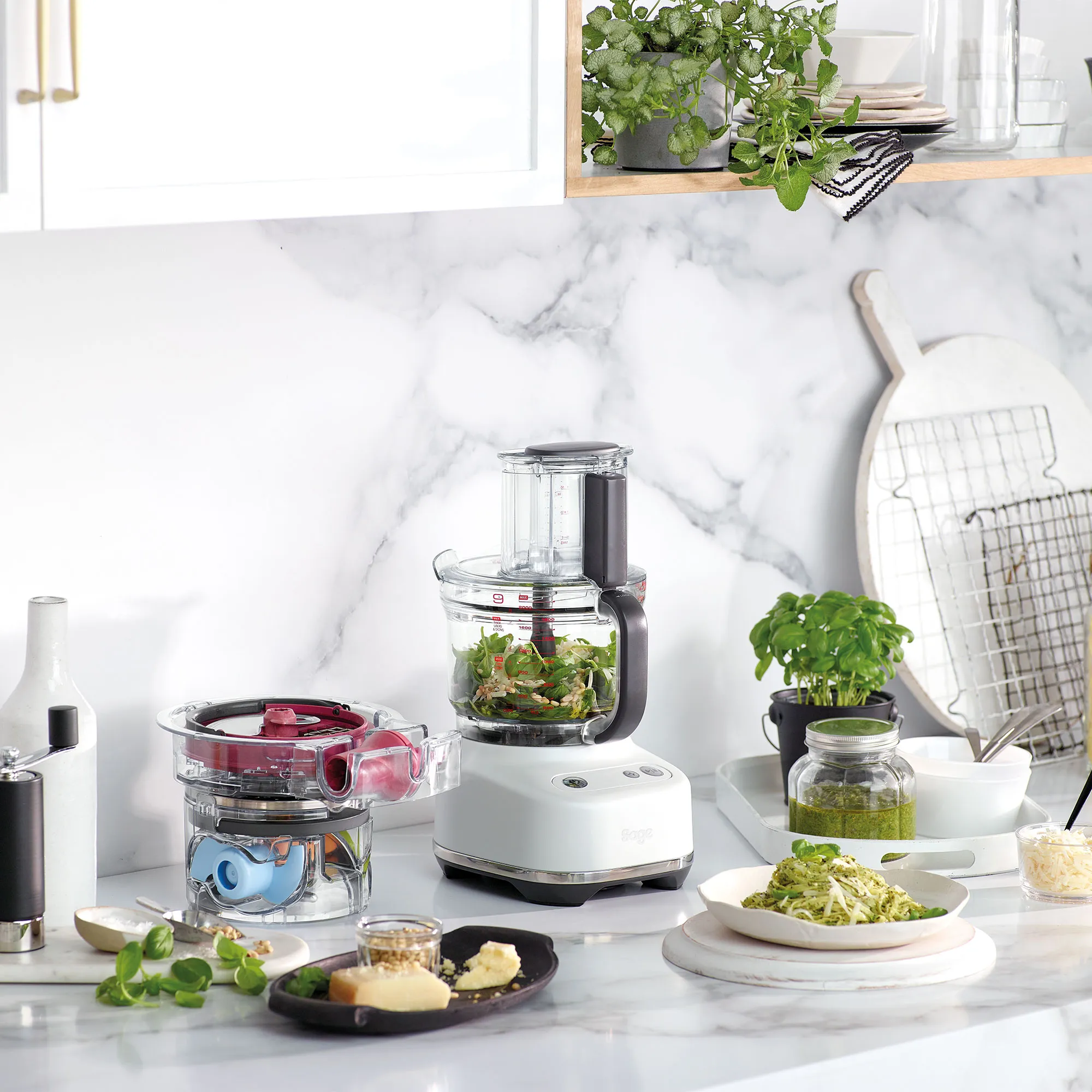 SFP638SST Foodprocessor, hvid, produktbillede 3 af 4, Foodprocessorer hos HomeNordic