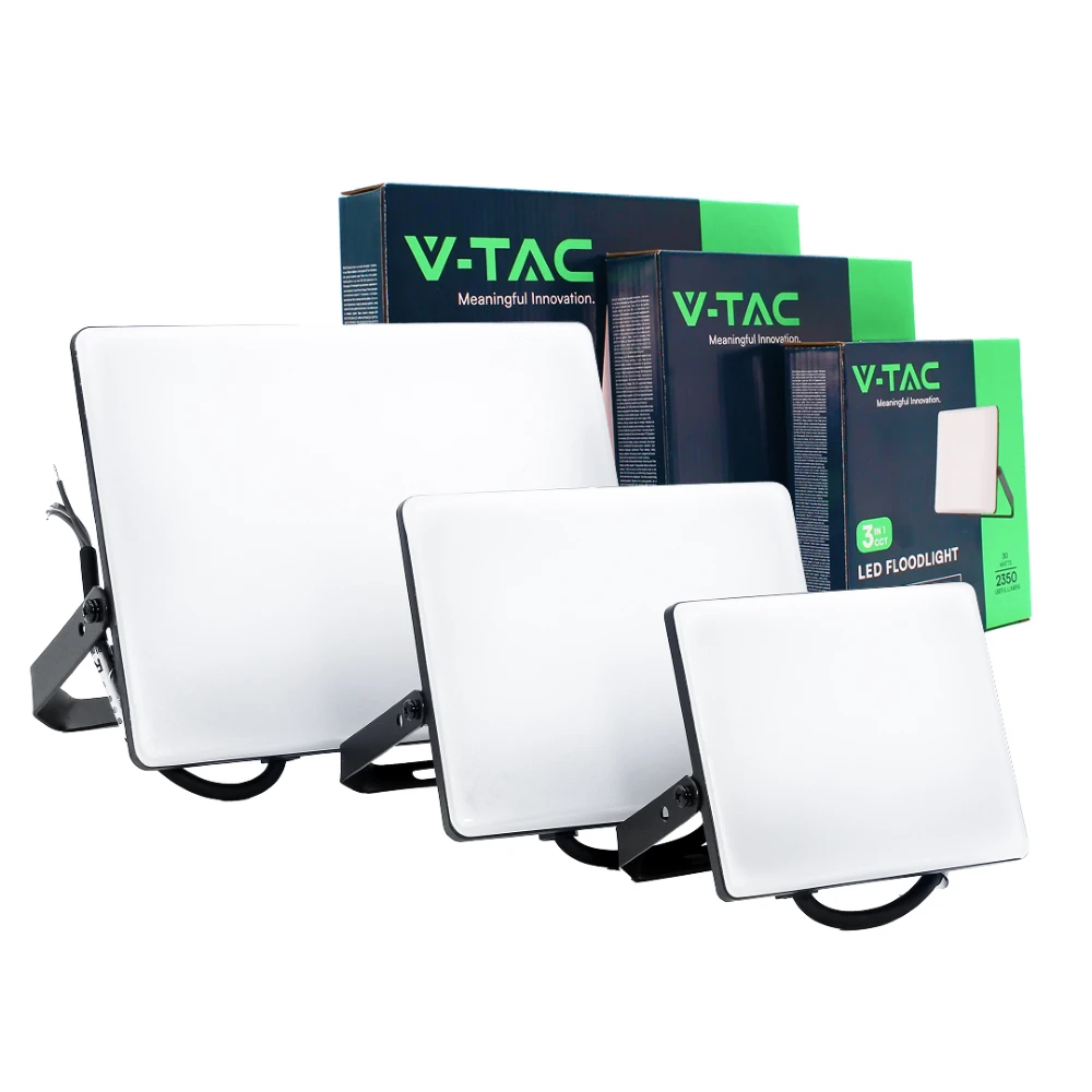 3 stk. CCT projektør sæt 30W, 50W og 100W, Projektører hos HomeNordic