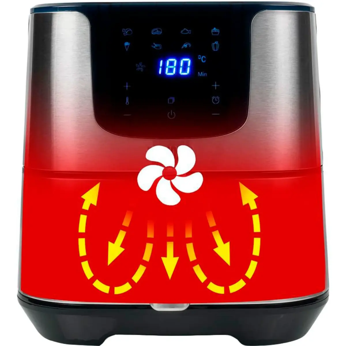 Digital XXL Aerofryer 5,5 liter, produktbillede 5 af 5, Airfryers hos HomeNordic