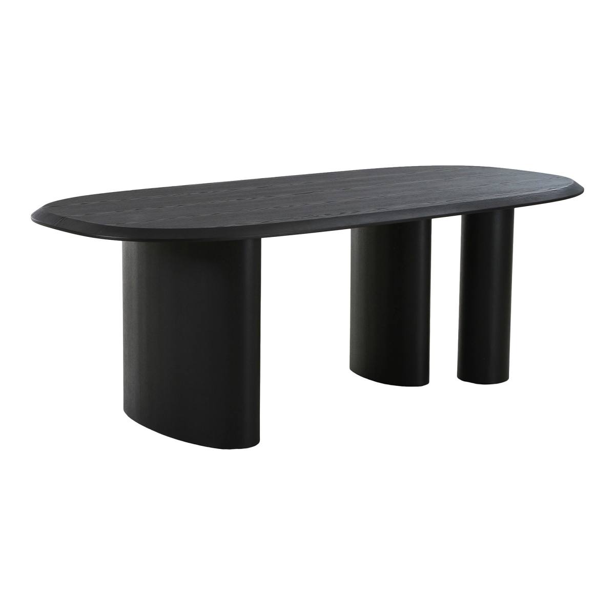HOUSE NORDIC Spisebord, askefiner, mørkebrun, 100x220x76 cm, Spiseborde hos HomeNordic
