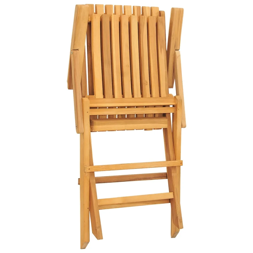 Havestole 61x67x90 Cm Foldbare Massivt Teaktræ, produktbillede 6 af 15, Havestole i teaktræ hos HomeNordic