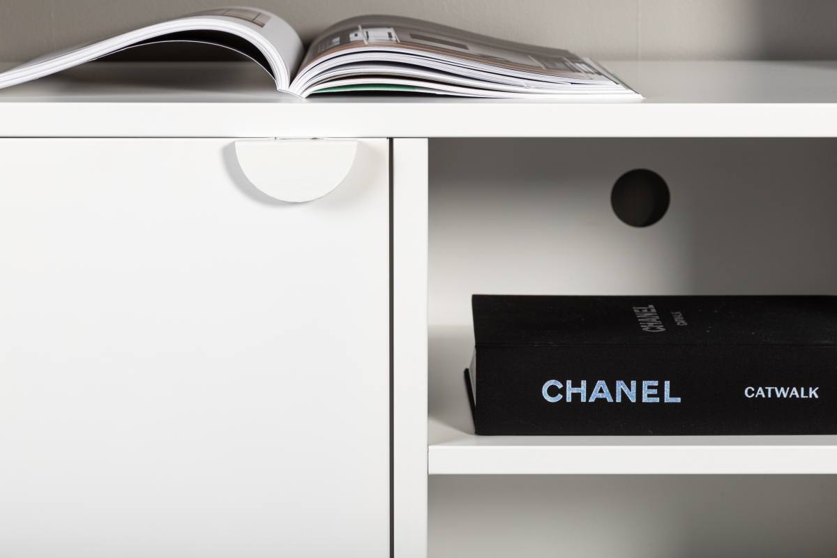 VENTURE DESIGN Piring TV-bord, m. 2 låger og 3 hylder, produktbillede 13 af 18, TV-borde hos HomeNordic