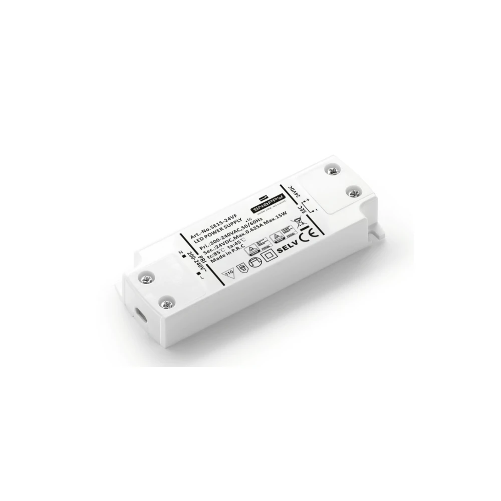 Snappy 15W / 24V DC strømforsyning, Strømforsyninger hos HomeNordic