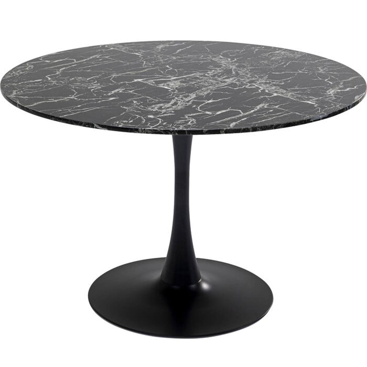 KARE DESIGN Veneto Marble Black spisebord, rund, Spiseborde hos HomeNordic