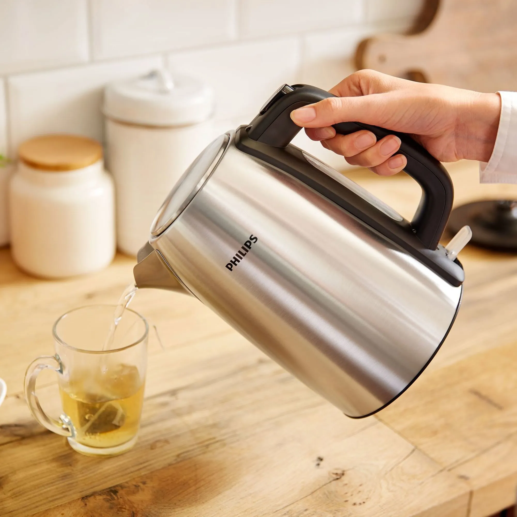 HD9351/90 Viva Collection elkedel, 1,7 liter, rustfrit stål, produktbillede 5 af 5, Elkedler hos HomeNordic