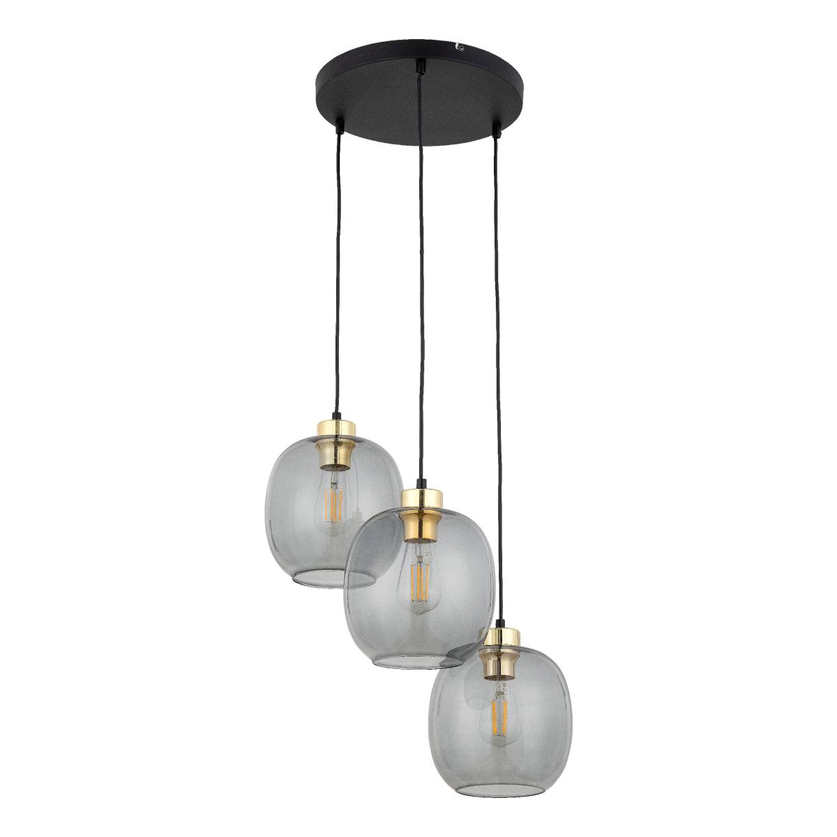 TK Omega loftlampe, m. 3 skærme, Loftlamper hos HomeNordic