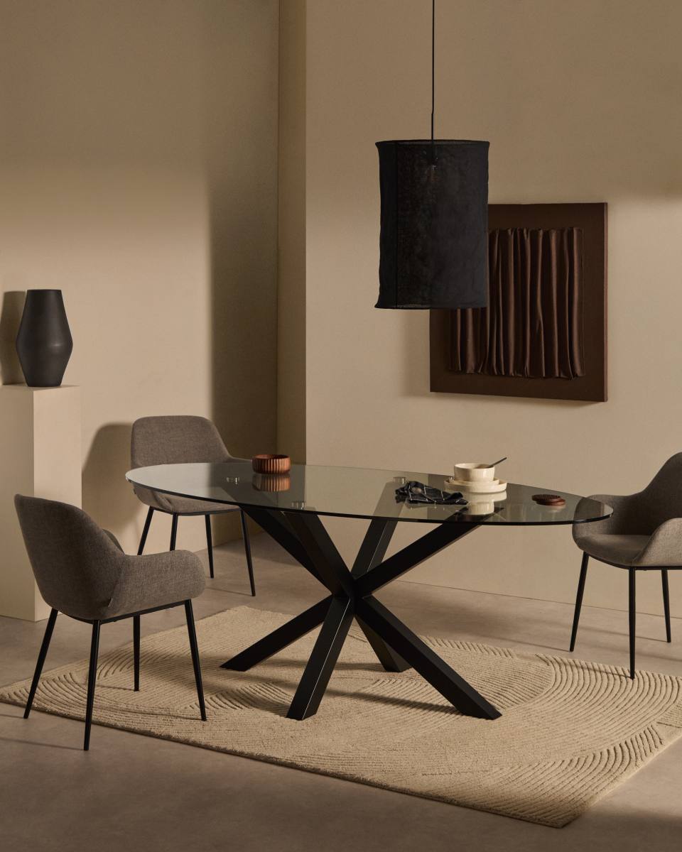 KAVE HOME Argo spisebord, oval, produktbillede 5 af 5, Spiseborde hos HomeNordic