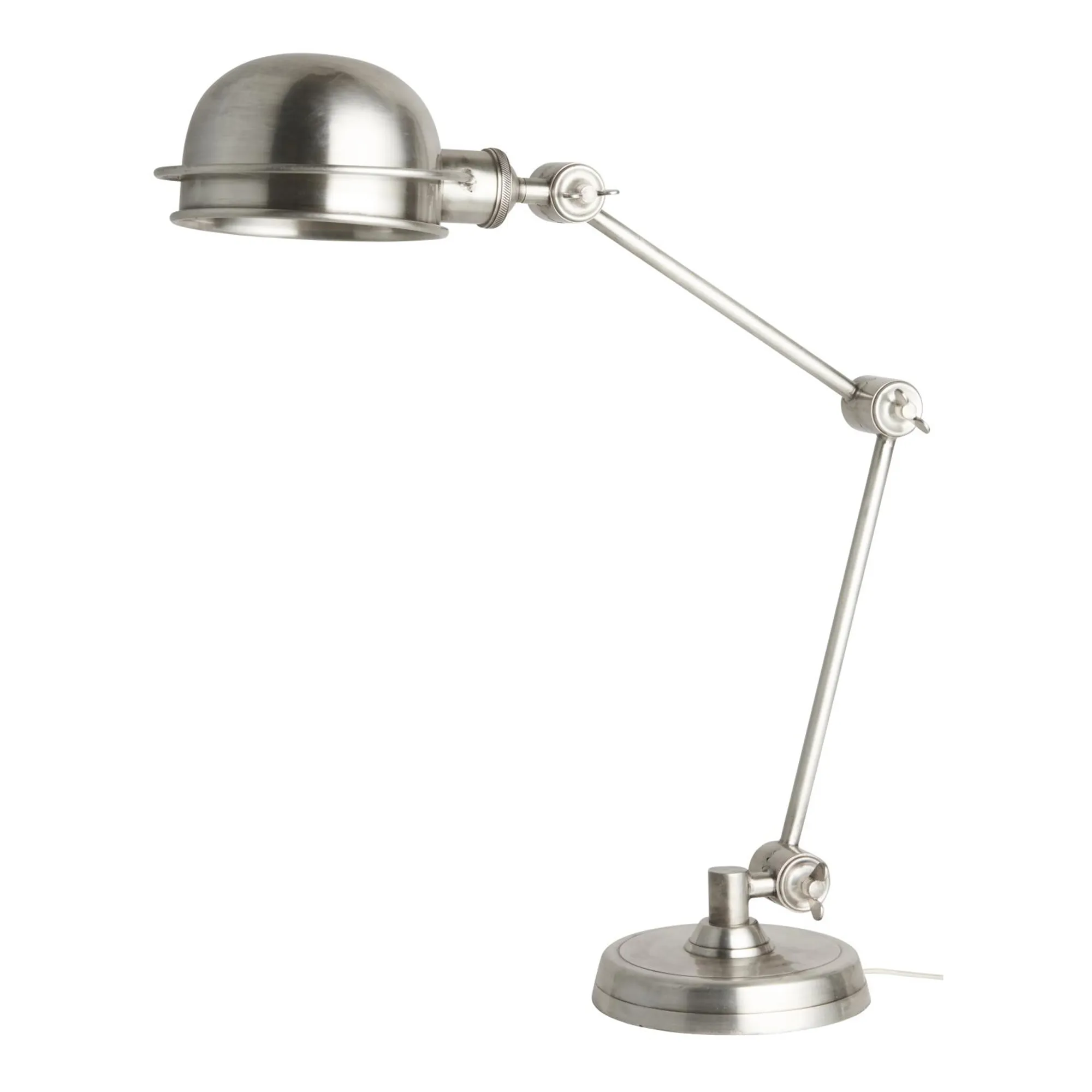 Bordlampe m/rund metalskærm, Bordlamper hos HomeNordic