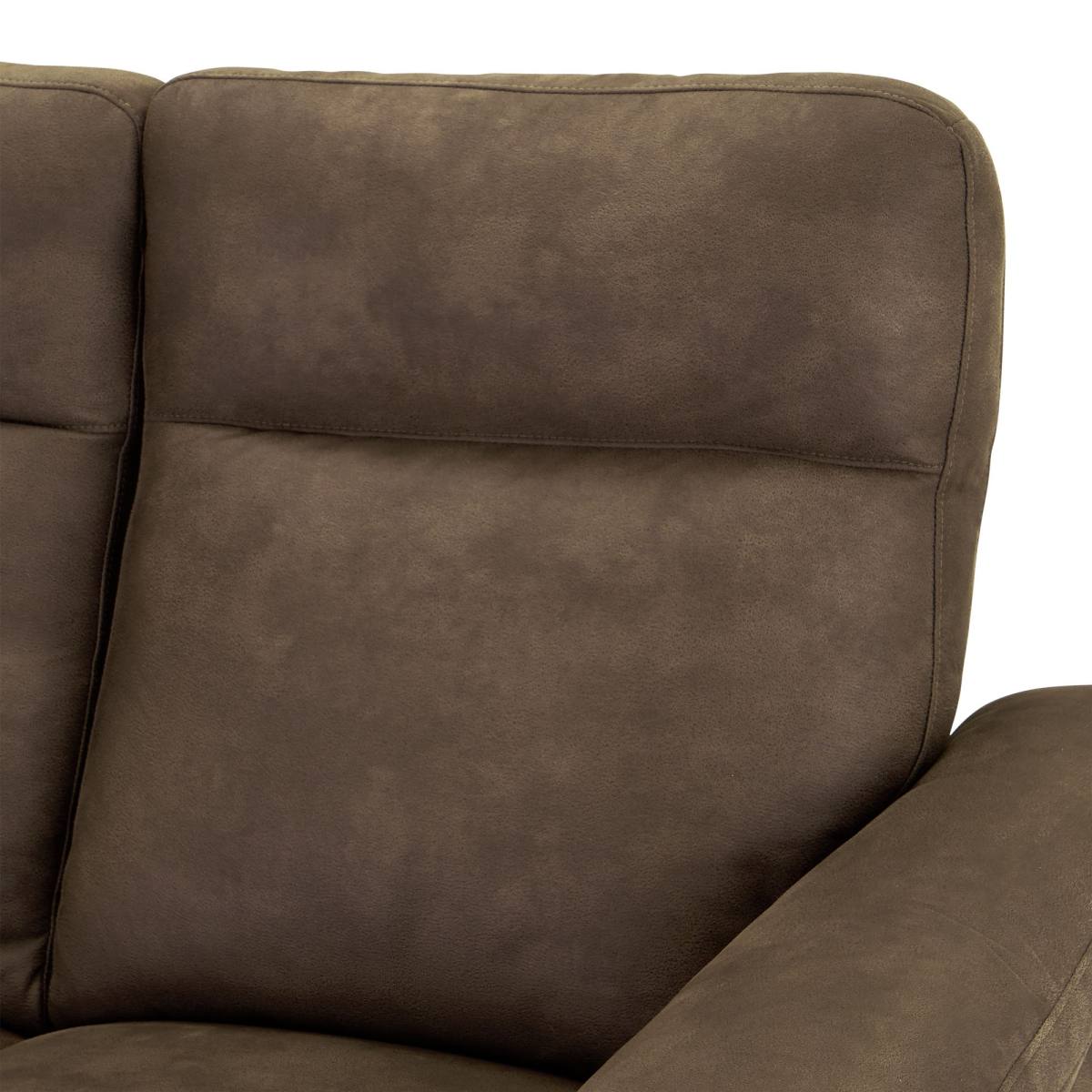 Selma 3 personers sofa med elevations sæder til nakke, ryg og ben i grå, produktbillede 6 af 7, Sofaer hos HomeNordic