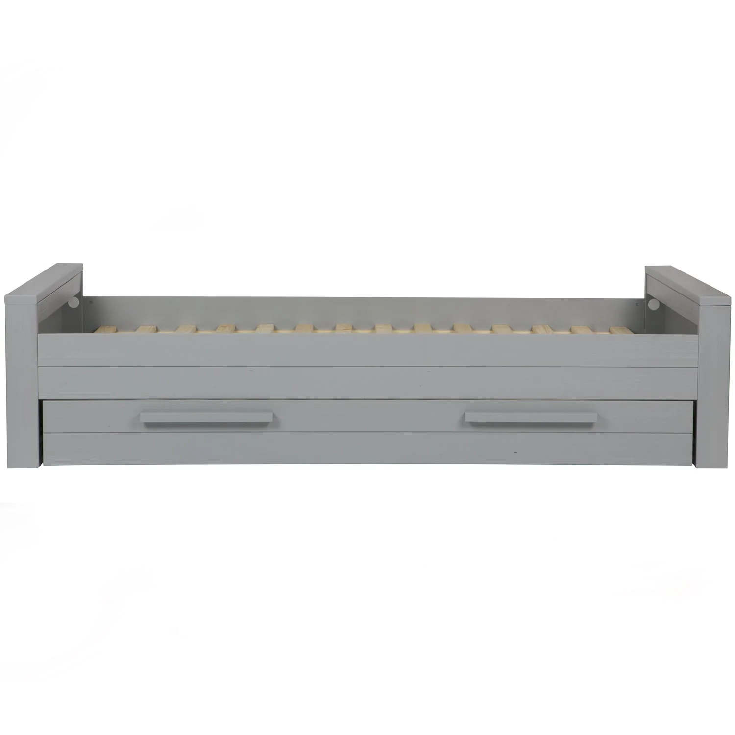 WOOOD - Dennis Seng 90x200 Fyrretræ Betongrå FSC 53x219x95 cm, produktbillede 6 af 6, Senge hos HomeNordic