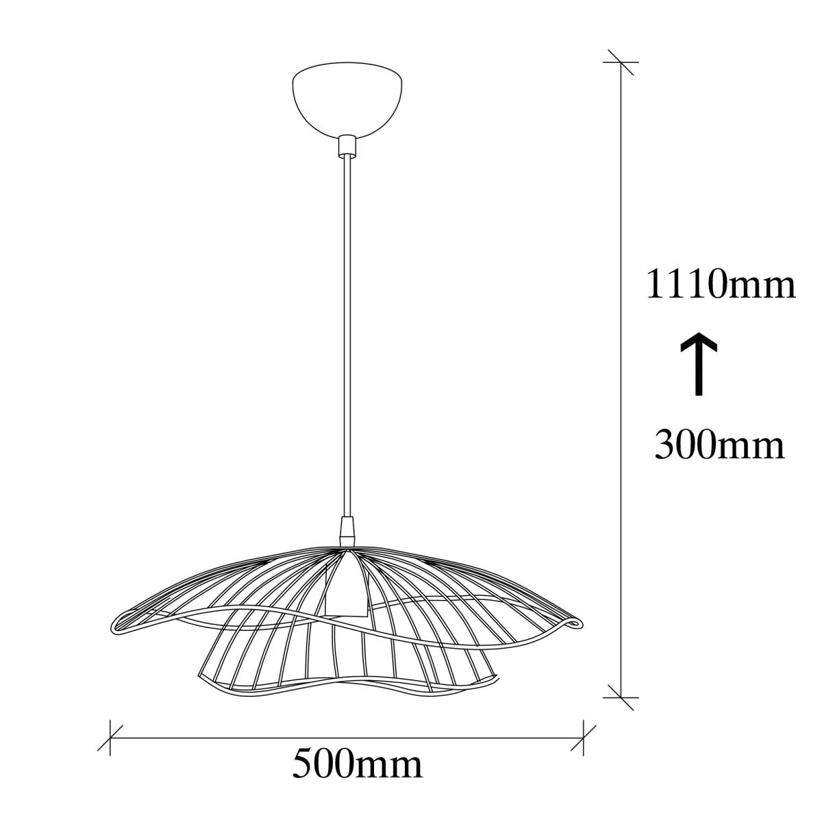 LUMI Tel loftlampe, m. justerbar højde, produktbillede 2 af 5, Loftlamper hos HomeNordic