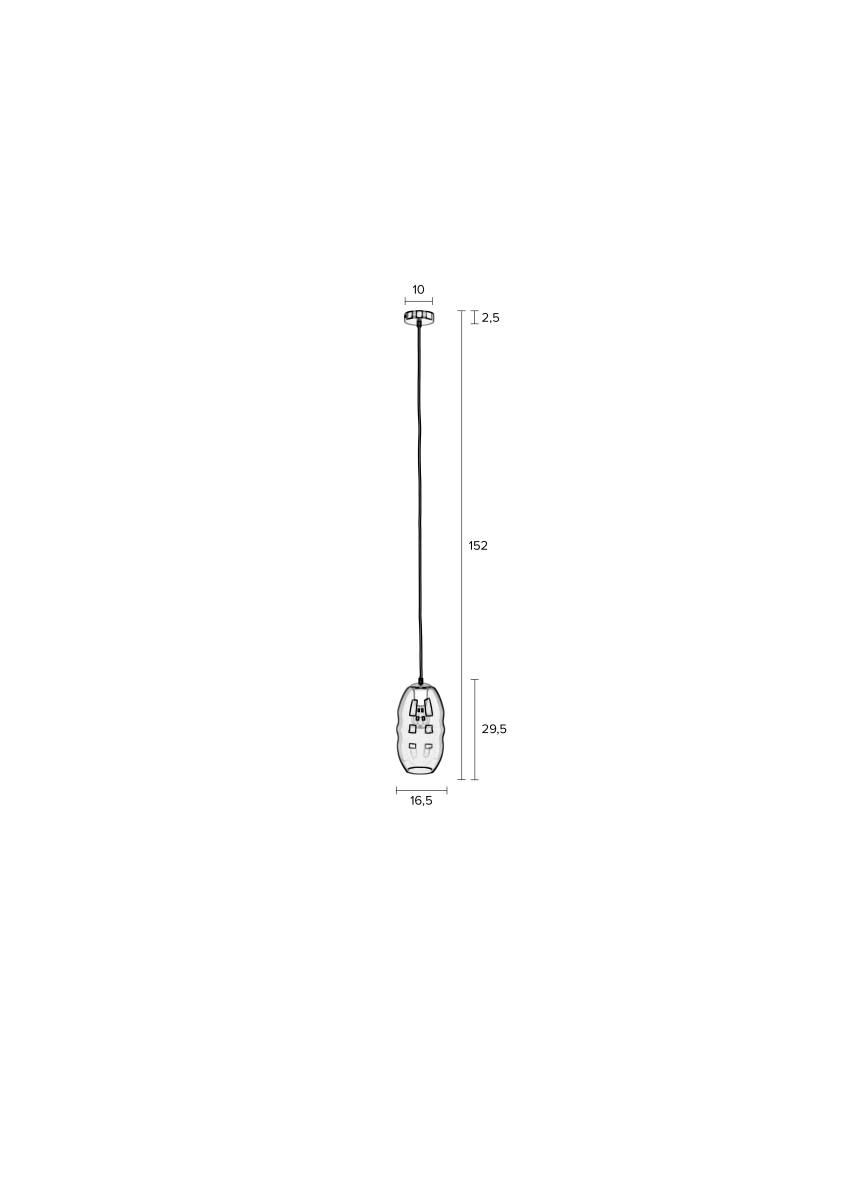 WHITE LABEL LIVING Lauren S loftlampe, produktbillede 2 af 10, Loftlamper hos HomeNordic