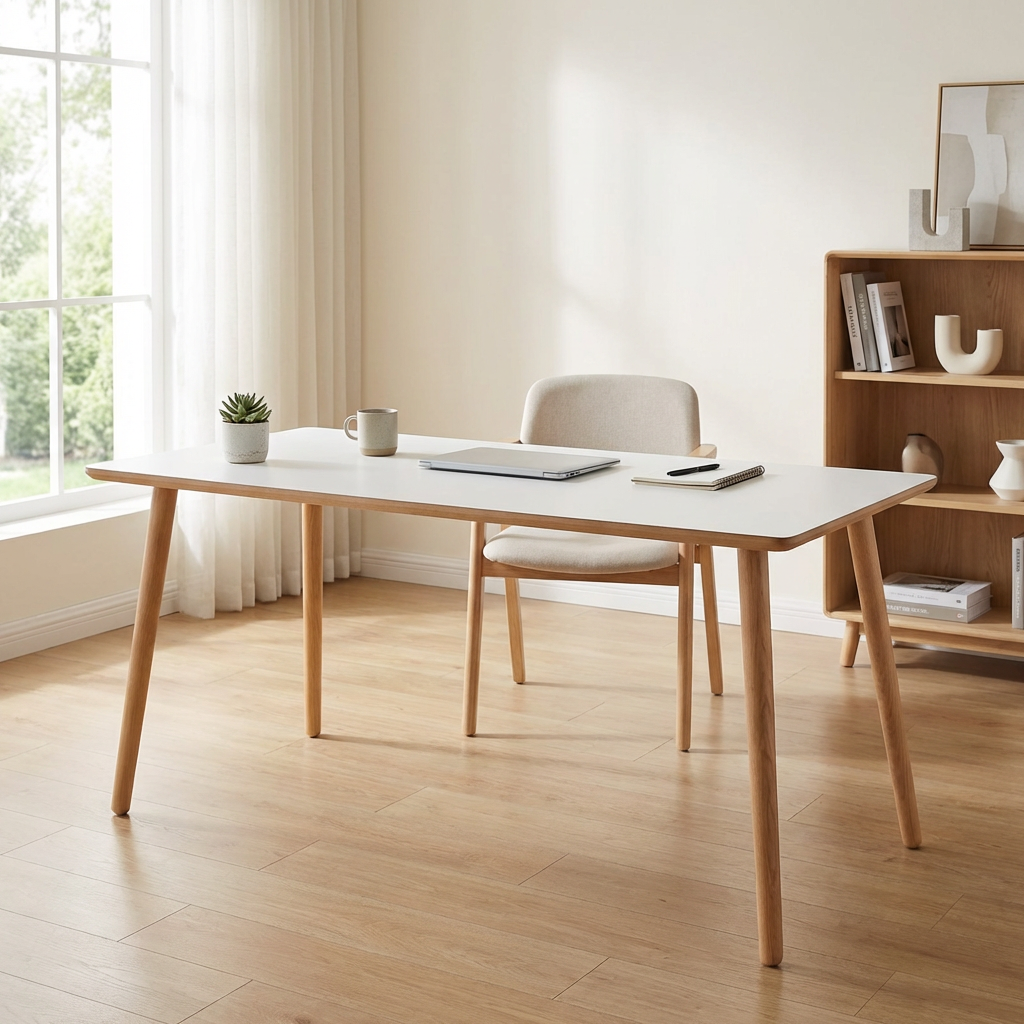 Vasa, Rundt hjørnebord i massiv eg med hylde og fem forskellige finish., produktbillede 16 af 24, Nordisk design hos HomeNordic