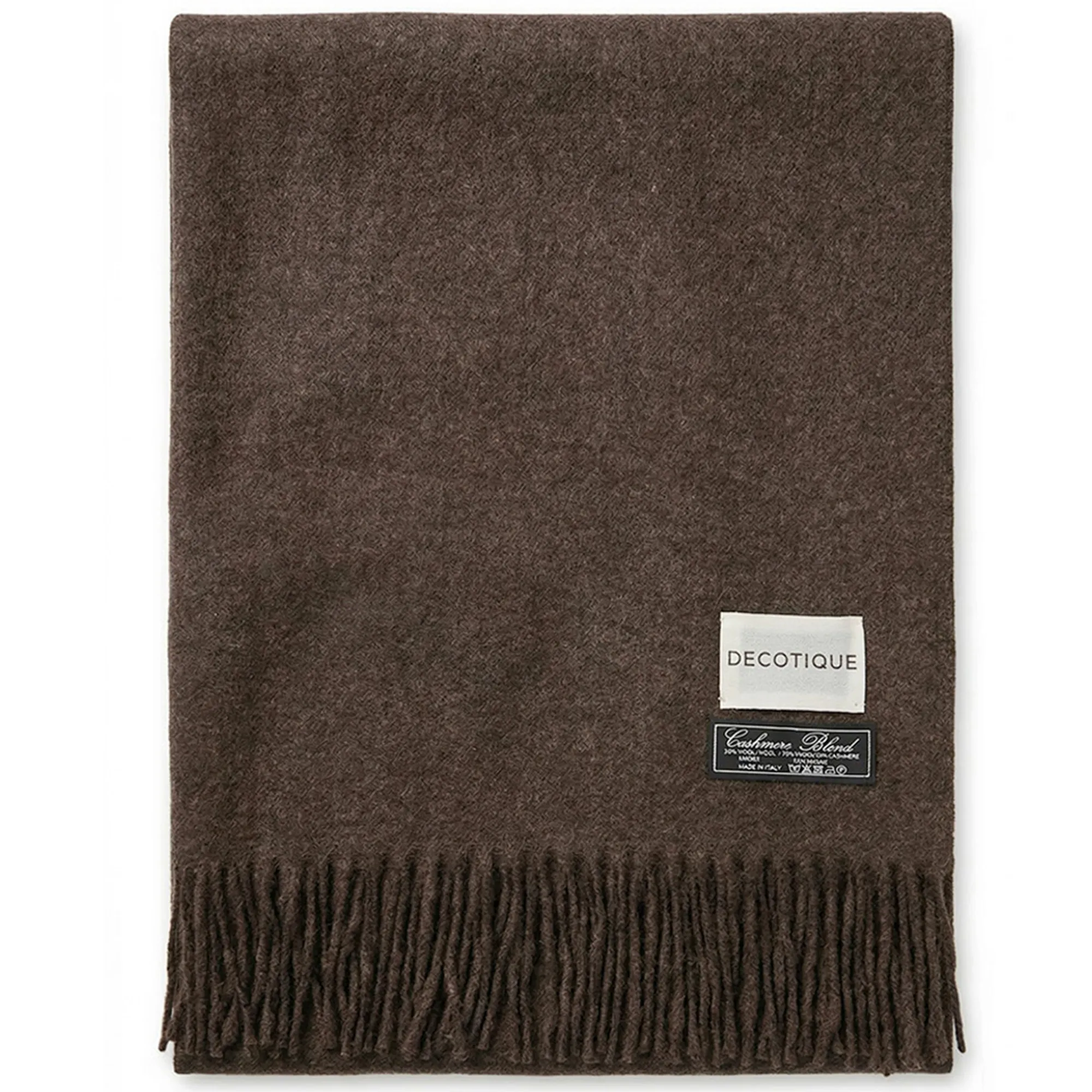 Decotique Desert-plaid i kashmir 180 x 130 cm, brun, Plaider hos HomeNordic