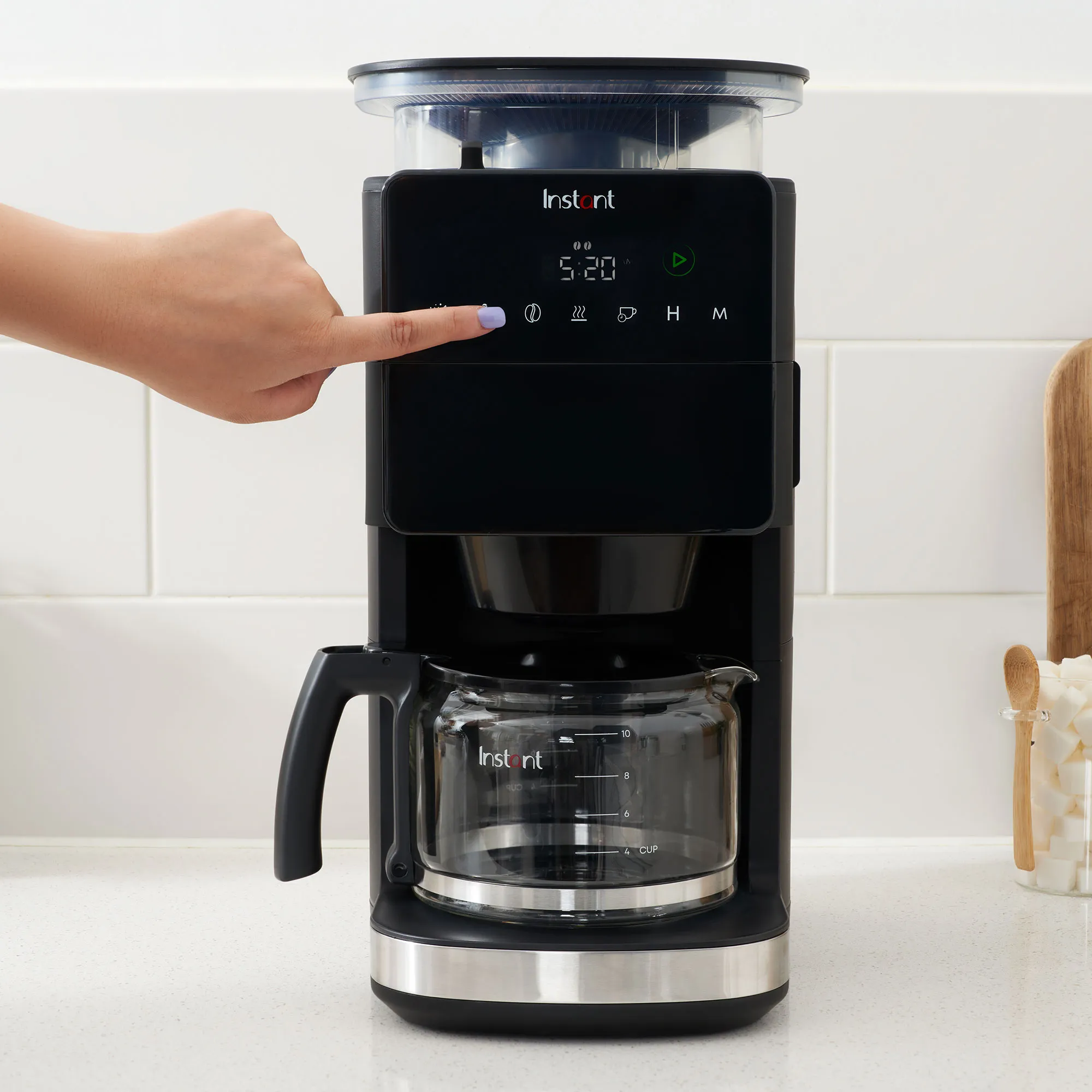 Instant Kaffemaskine, sort, produktbillede 5 af 5, Kaffemaskiner hos HomeNordic