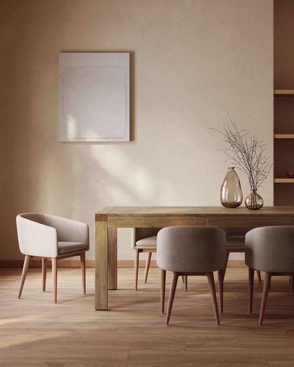 KAVE HOME Briva spisebord, m. butterflybordplade, produktbillede 8 af 10, Spiseborde hos HomeNordic