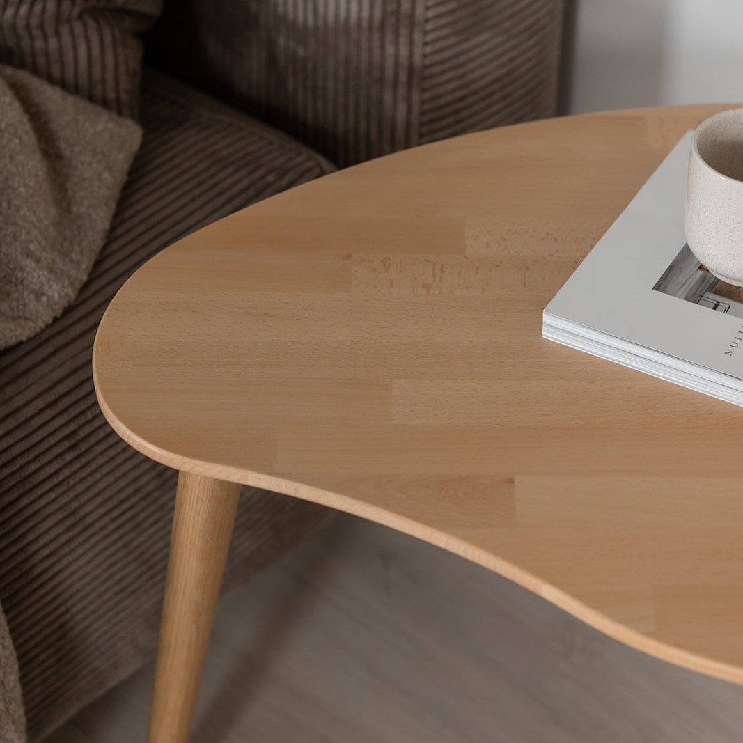 CT 10 - Sofabord i massiv bøg med paletform og størrelse 74 x 55 cm, Nordisk design hos HomeNordic