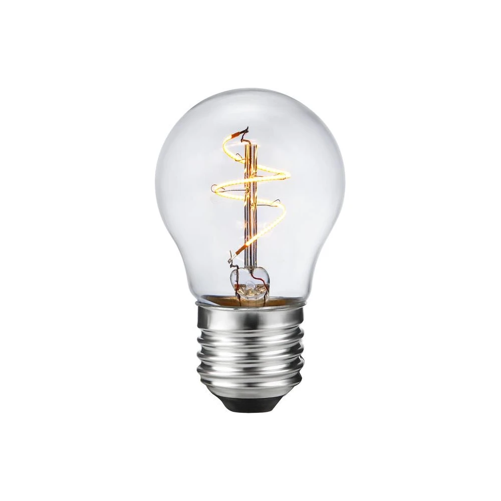 E27 3,2W dæmpbar LED kronepære, Glas hos HomeNordic