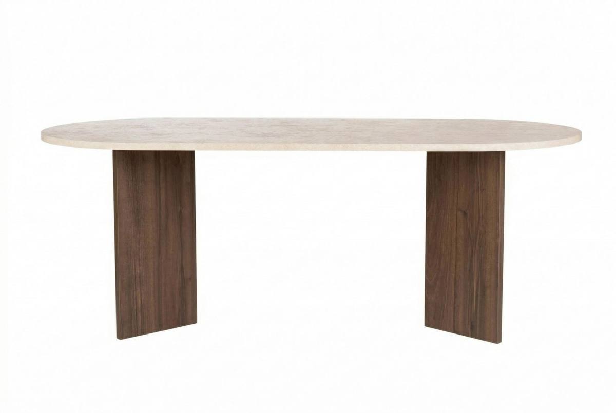 NORDVÄRK Sabella spisebord, oval, produktbillede 3 af 6, Spiseborde hos HomeNordic