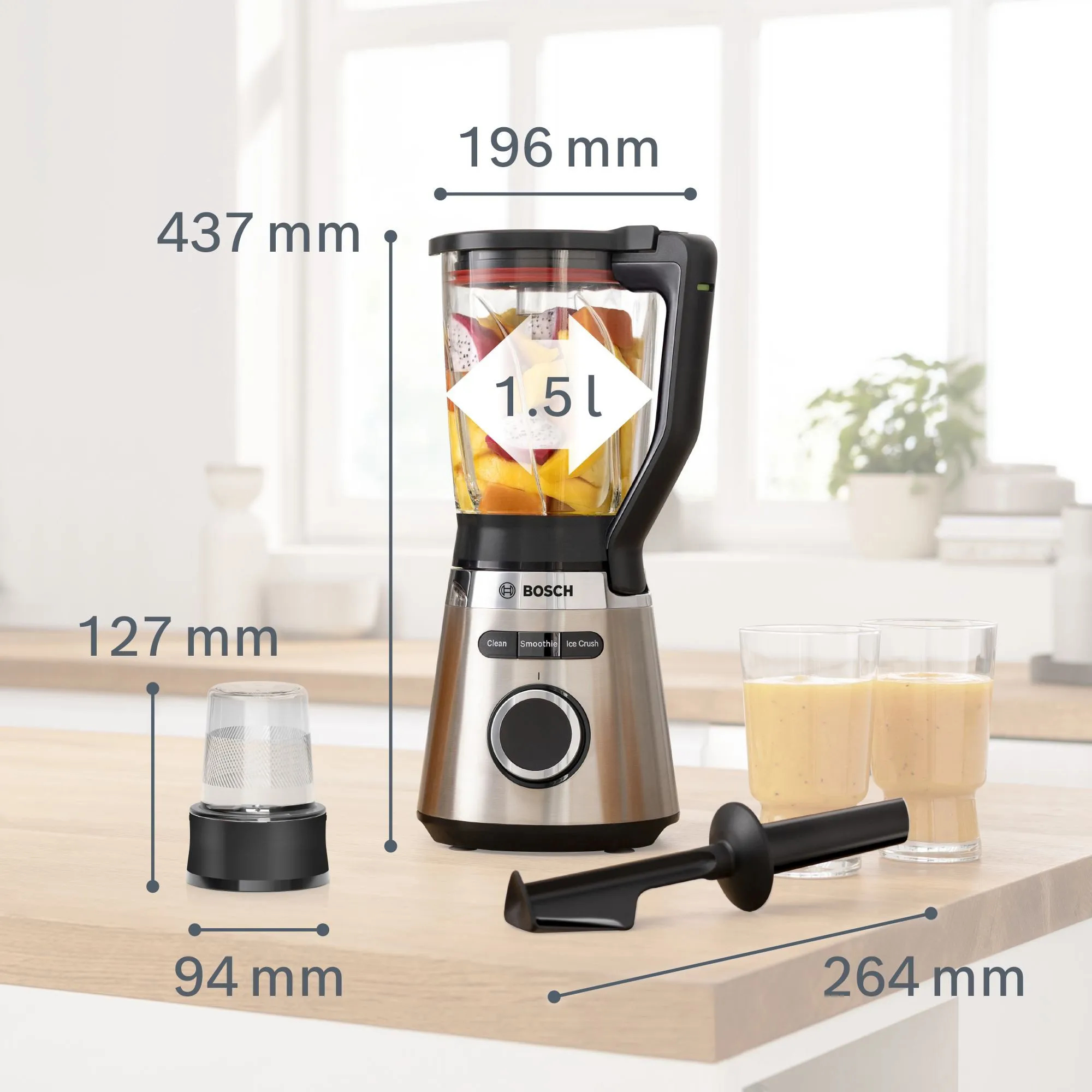 Serie 4 VitaPower blender 1200 watt, produktbillede 3 af 5, Blendere hos HomeNordic