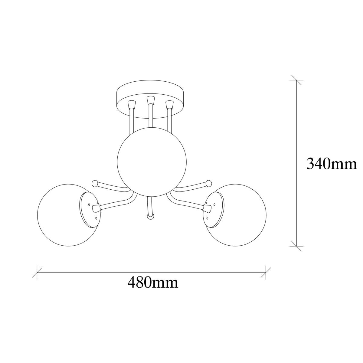 LUMI Viareggio loftlampe, produktbillede 2 af 6, Loftlamper hos HomeNordic