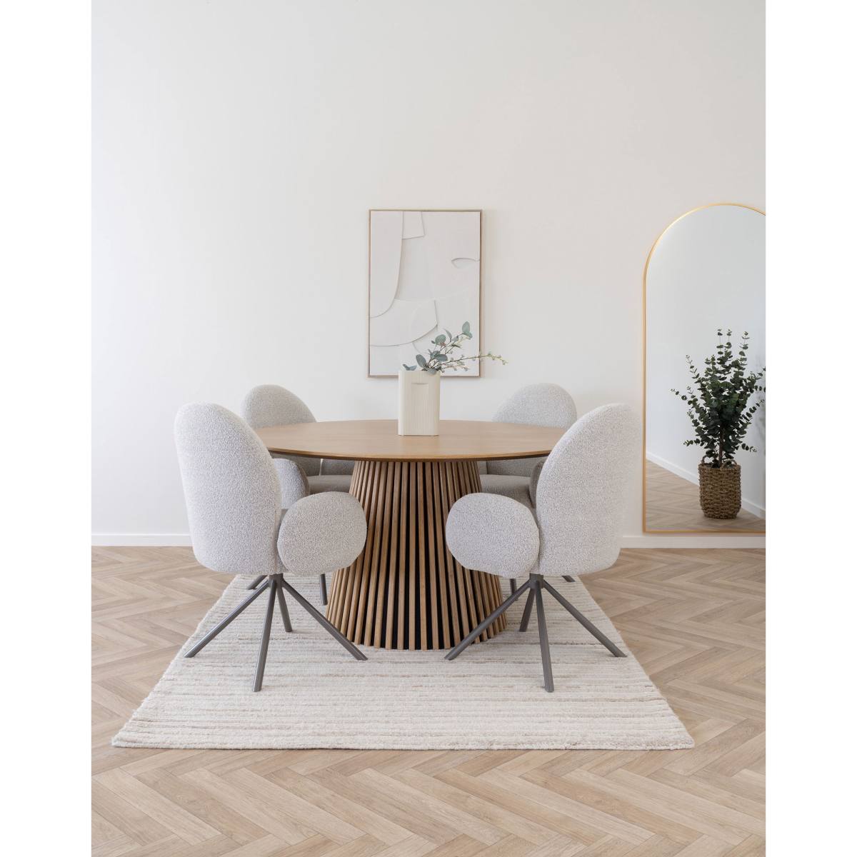 HOUSE NORDIC Osaka spisebord, rund, produktbillede 6 af 6, Spiseborde hos HomeNordic