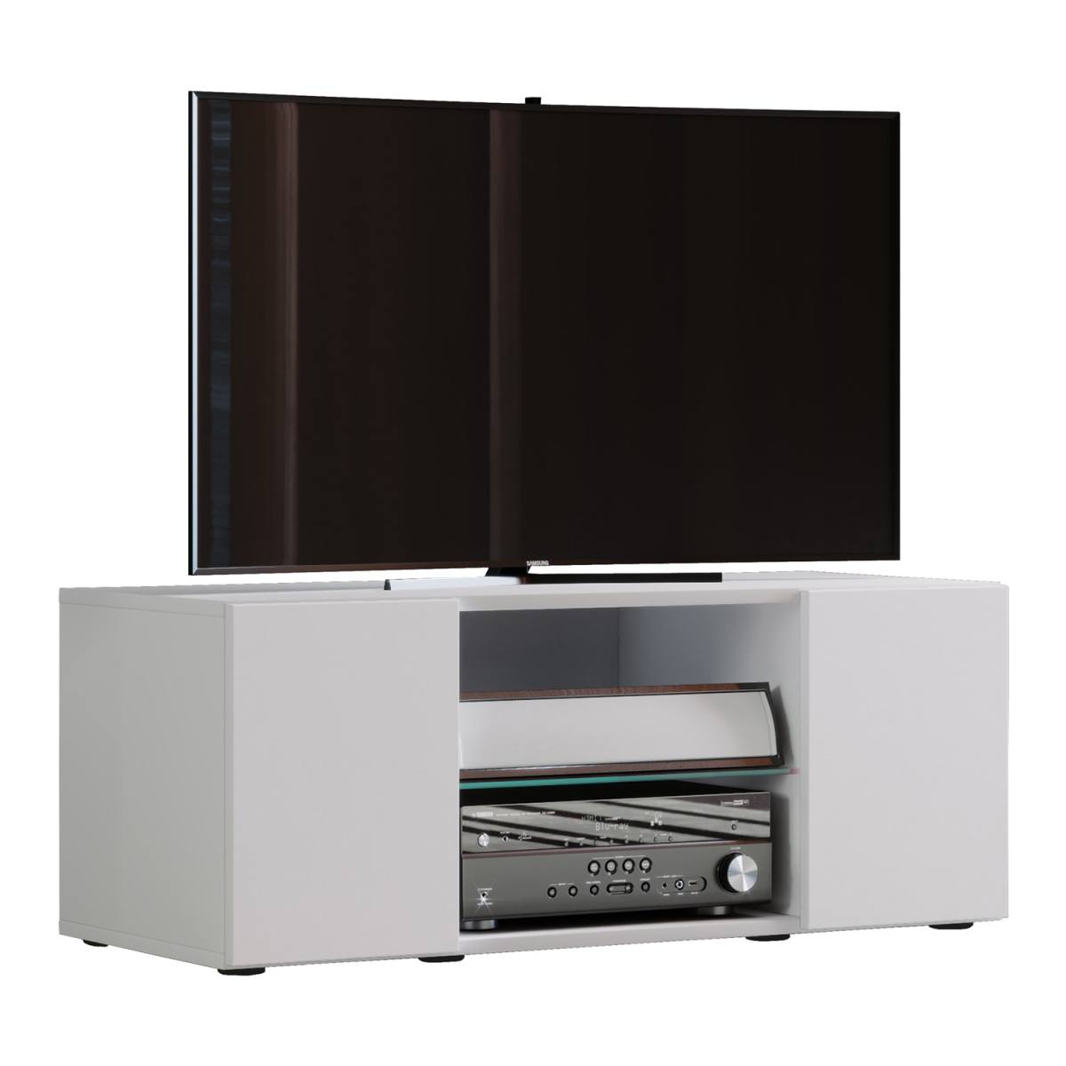 Lowina 95 TV-bord, m. 2 låger og 1 hylde, TV-borde hos HomeNordic