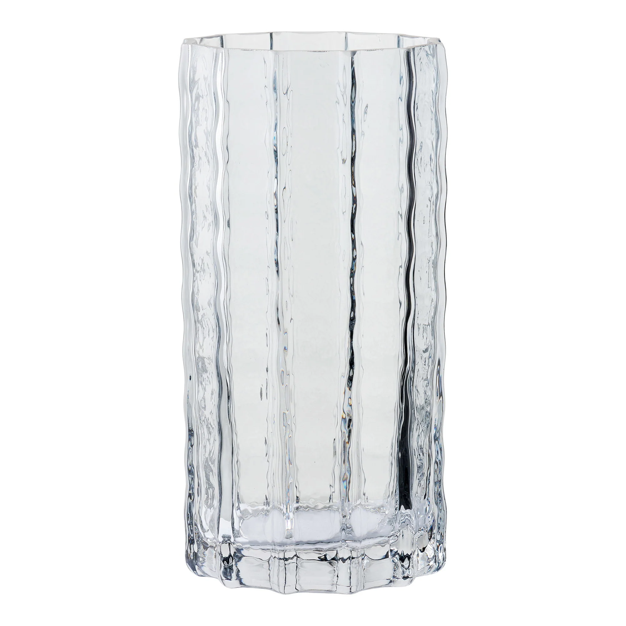 Vase - Vase, Mundblæst Glas, Smoke Grå, Ø10X20 Cm, Vaser hos HomeNordic