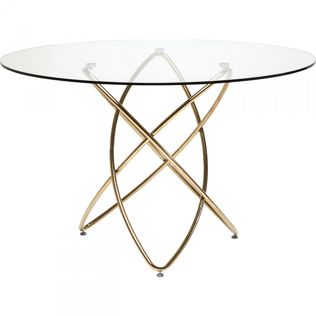 KARE DESIGN rund Molekular Gold spisebord, Spiseborde hos HomeNordic