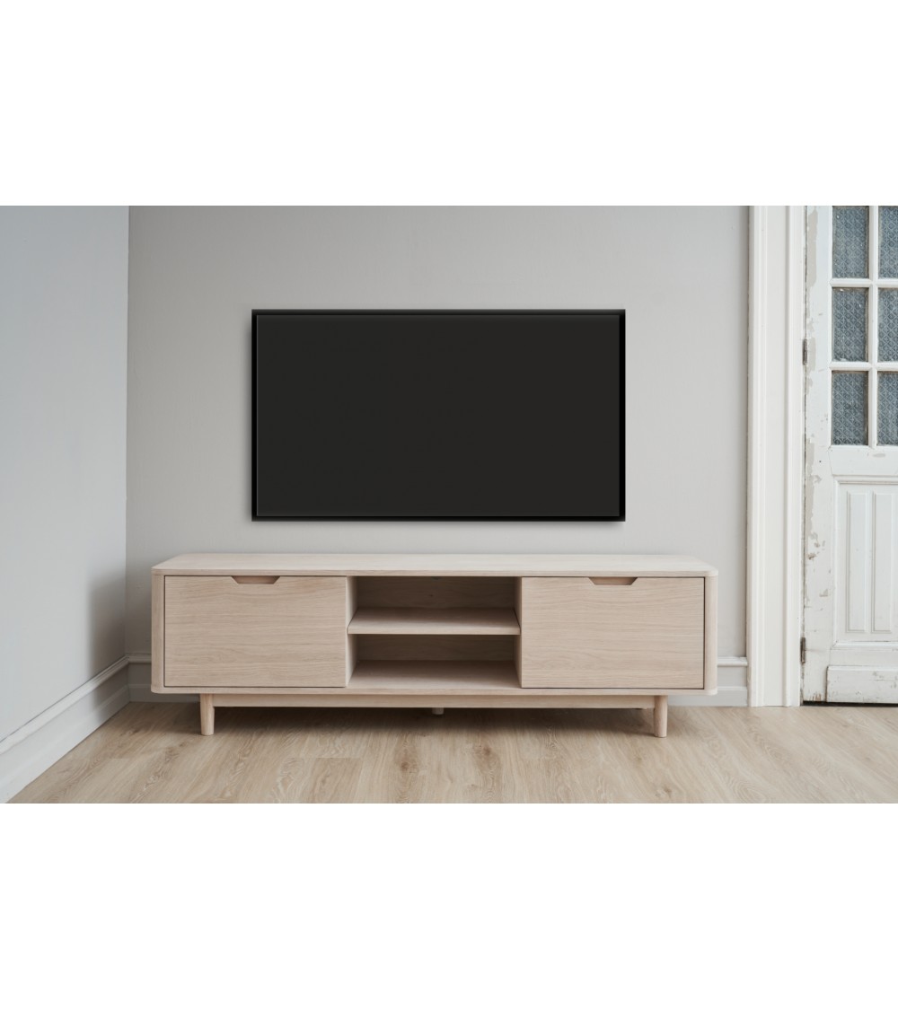 Nyborg TV-bord, m. 2 låger og 3 hylder, produktbillede 11 af 12, TV-borde hos HomeNordic