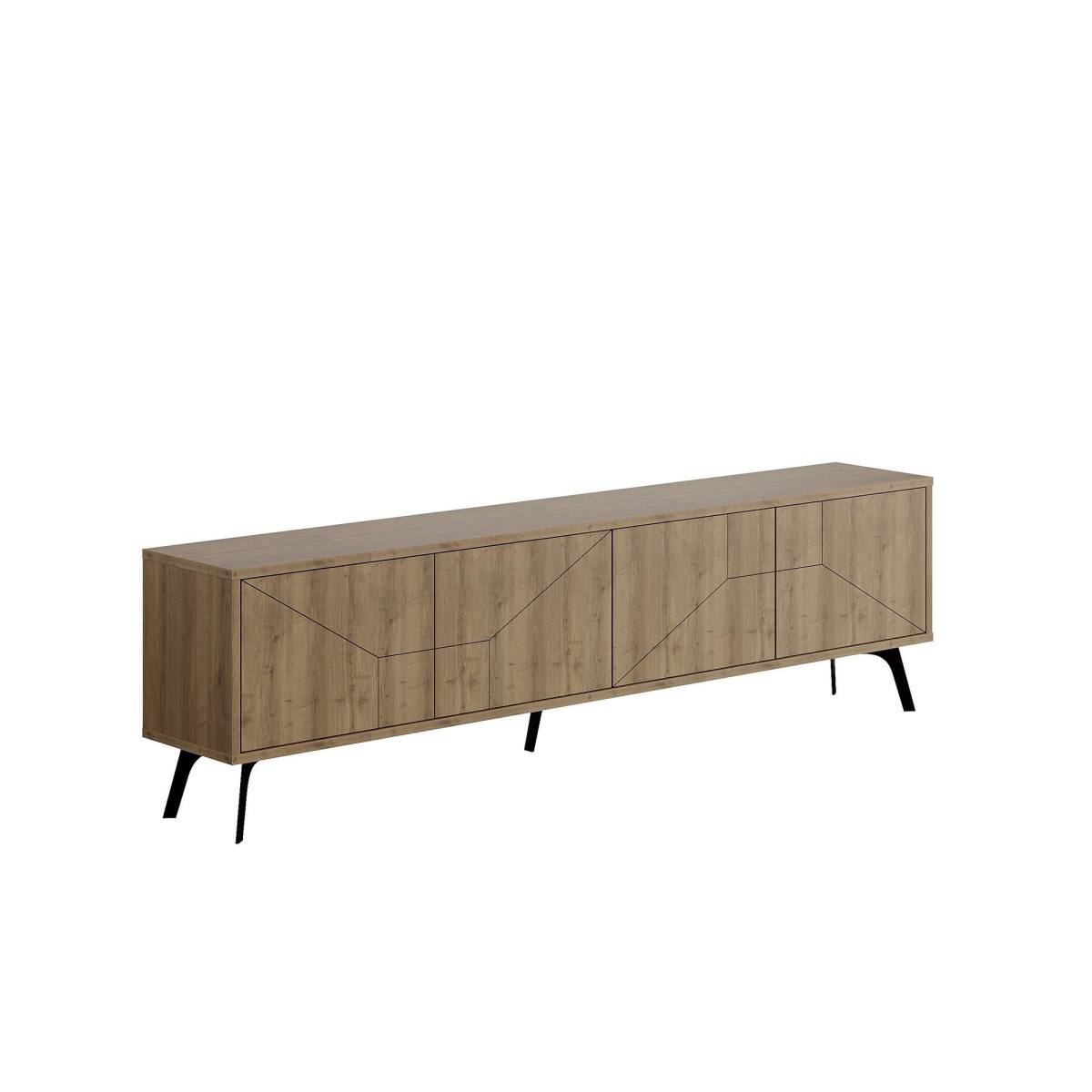 NORDVÄRK Dune TV-bord, m. 4 låger, TV-borde hos HomeNordic