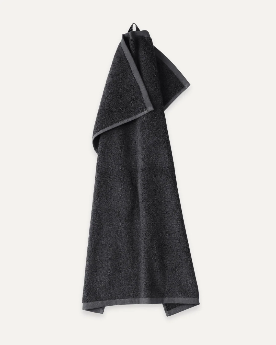 Bambus håndklæde | Dark grey | 50x70, Håndklæder hos HomeNordic