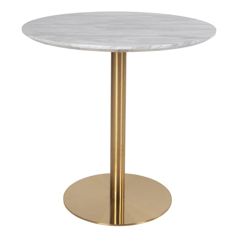 HOUSE NORDIC BOLZANO BORD MARMOR LOOK/MESSING LOOK, Spiseborde hos HomeNordic