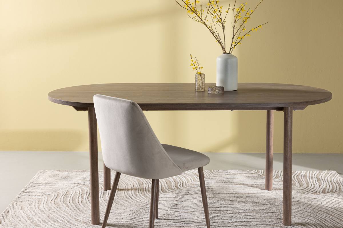 VENTURE DESIGN Andy spisebord, oval, produktbillede 16 af 16, Spiseborde hos HomeNordic