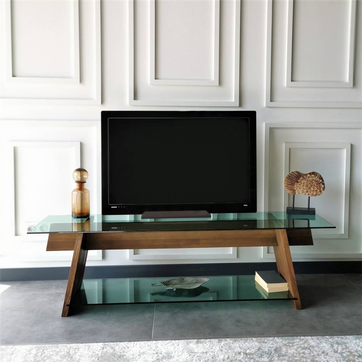 NORDVÄRK TV202 TV-bord, m. 1 hylde, produktbillede 4 af 9, TV-borde hos HomeNordic