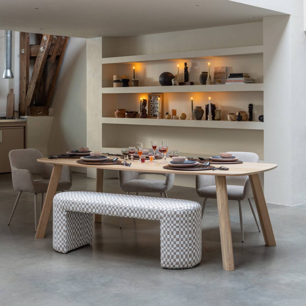 WOOOD Tablo spisebord, oval, produktbillede 2 af 3, Spiseborde hos HomeNordic