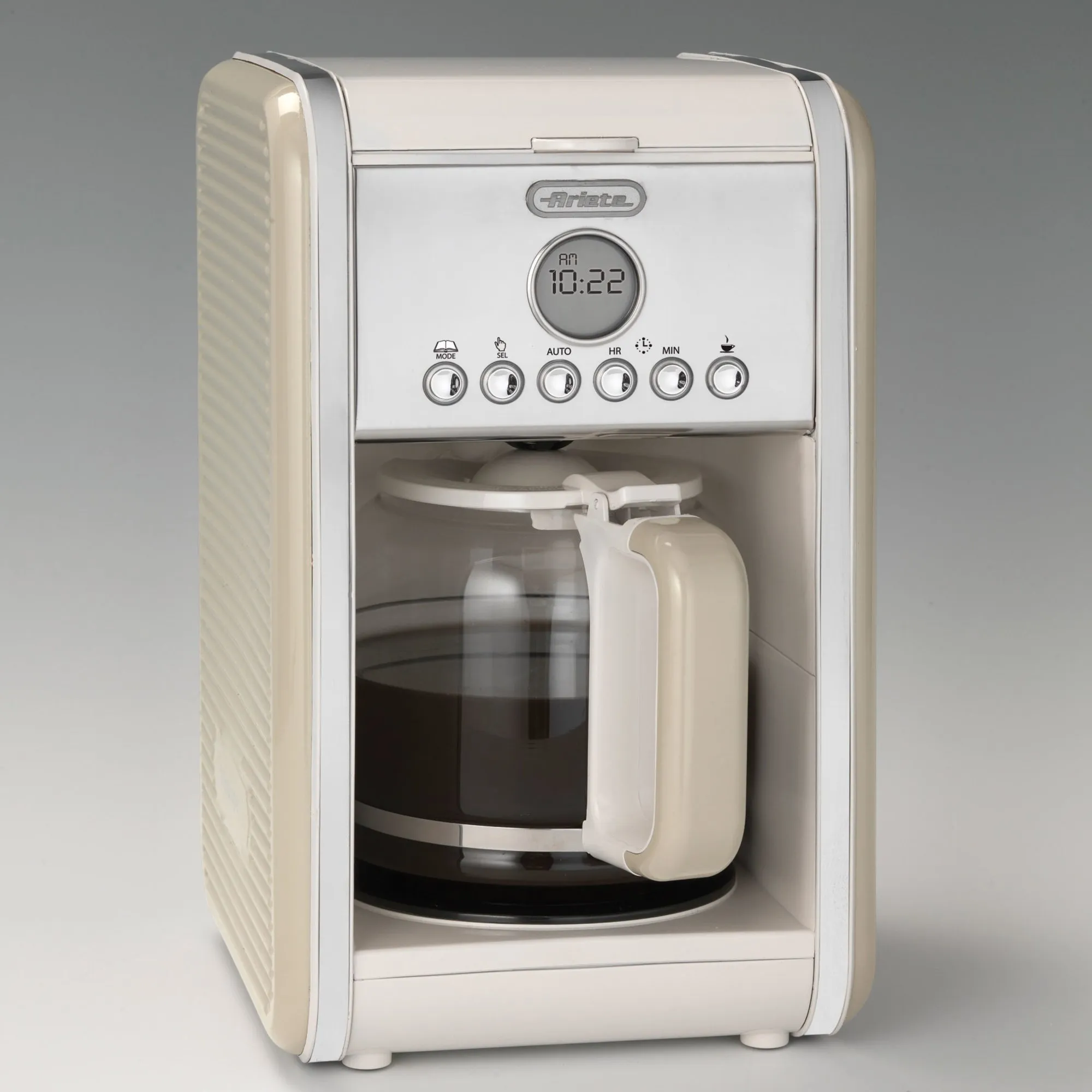 Kaffemaskine beige, produktbillede 2 af 5, Kaffemaskiner hos HomeNordic