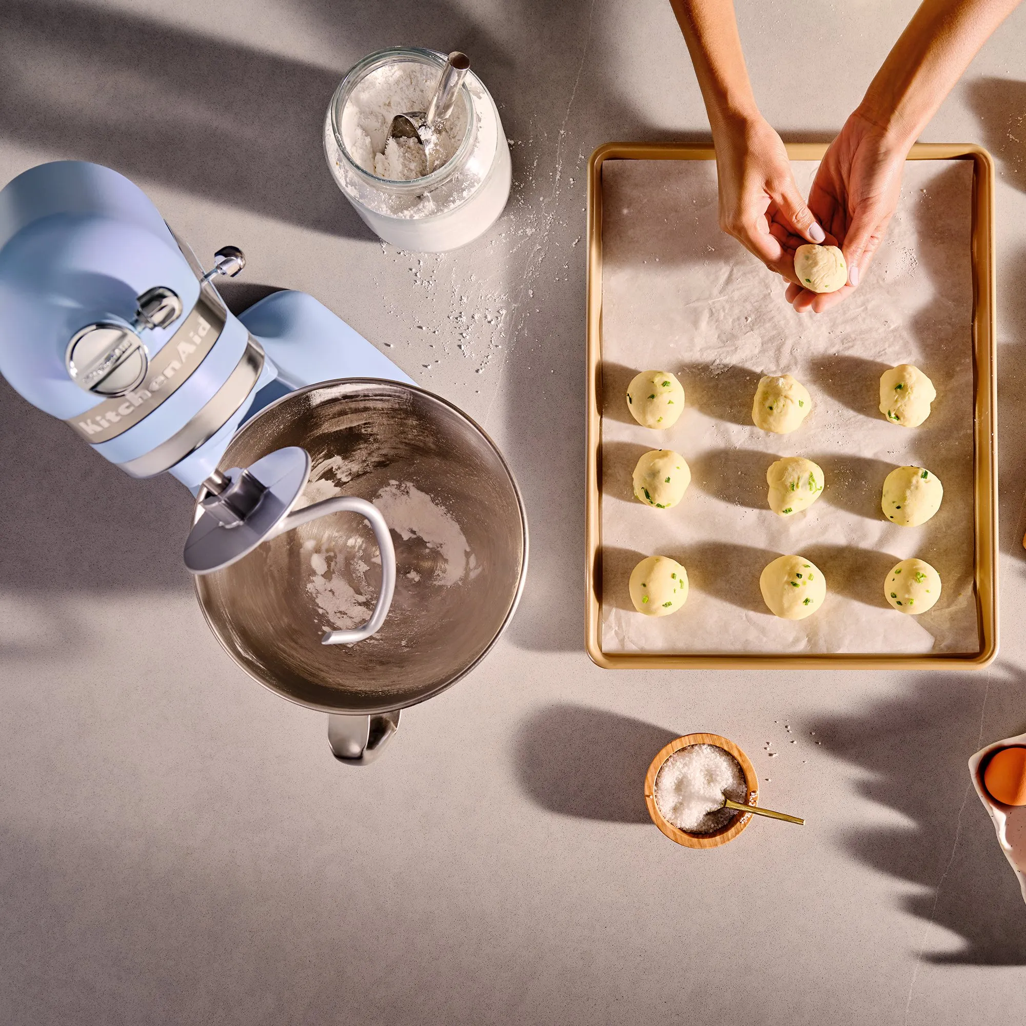 Artisan 5KSM195PSEOA røremaskine, blue salt, produktbillede 11 af 12, Røremaskiner hos HomeNordic