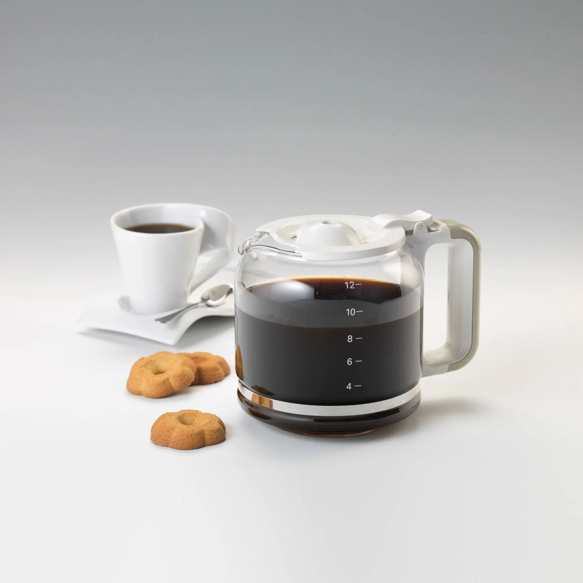 Kaffemaskine beige, produktbillede 4 af 5, Kaffemaskiner hos HomeNordic