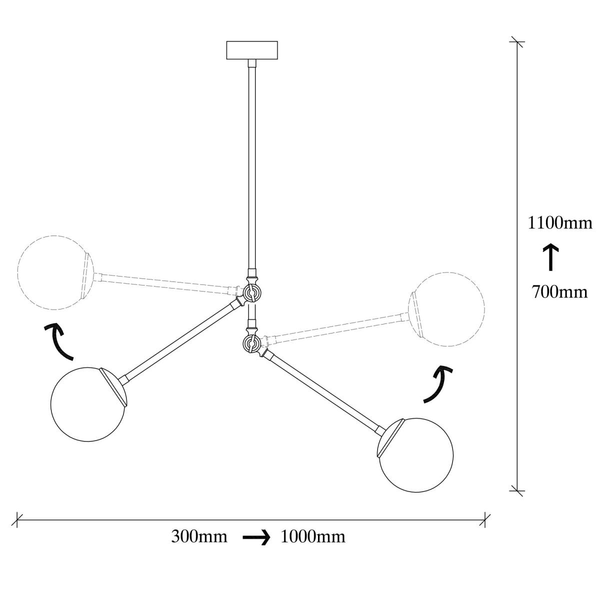 LUMI Madeira loftlampe, produktbillede 2 af 11, Loftlamper hos HomeNordic