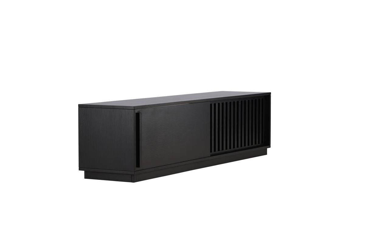 VENTURE DESIGN Lugo TV-bænk, m. 2 skydelåger og hylde, produktbillede 3 af 16 hos HomeNordic