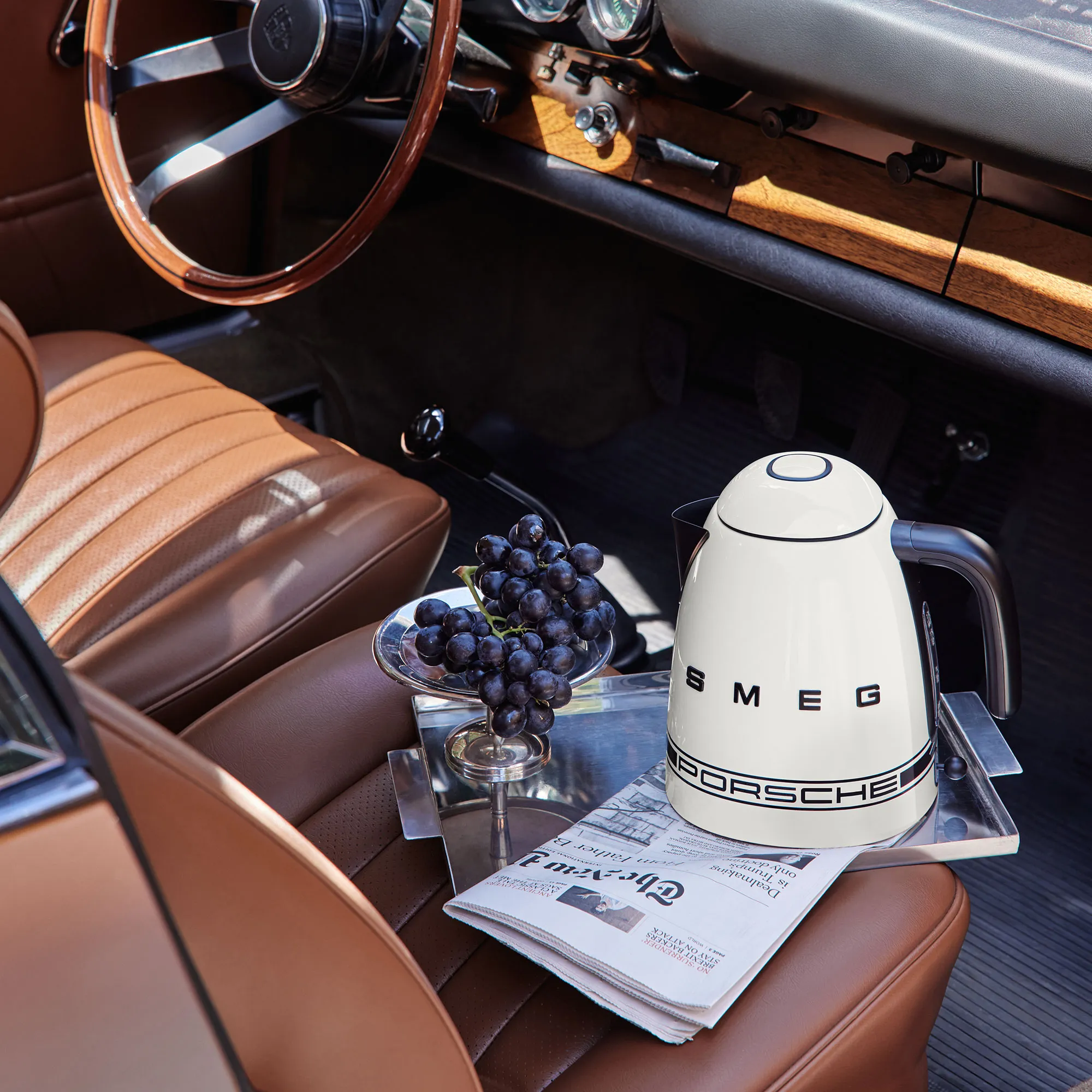 Porsche Special Edition kedel 1,7 liter, carrara white, produktbillede 8 af 8, Elkedler hos HomeNordic