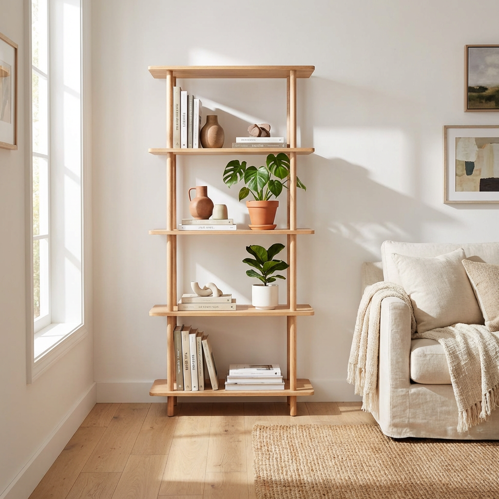 Vasa, Rundt hjørnebord i massiv eg med hylde og fem forskellige finish., produktbillede 22 af 24, Nordisk design hos HomeNordic