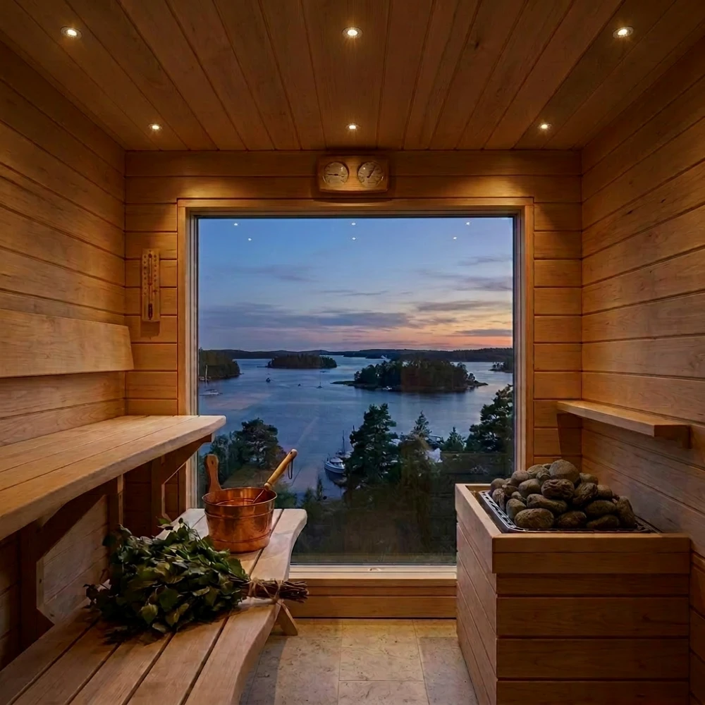 Sauna downlight, Saunalys hos HomeNordic