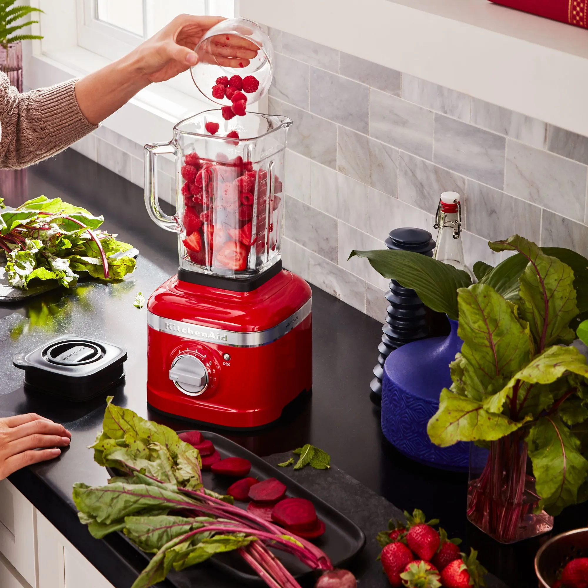 Artisan K400 Blender, Æblerød, produktbillede 4 af 4, Blendere hos HomeNordic